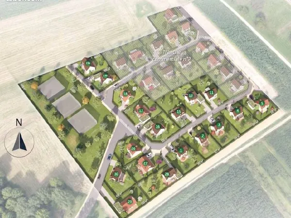 Terrain 562 m² HIRSINGUE 