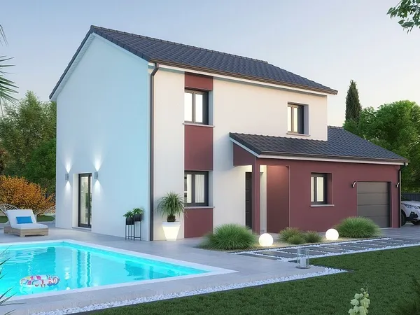 Terrain + maison 110 m² 