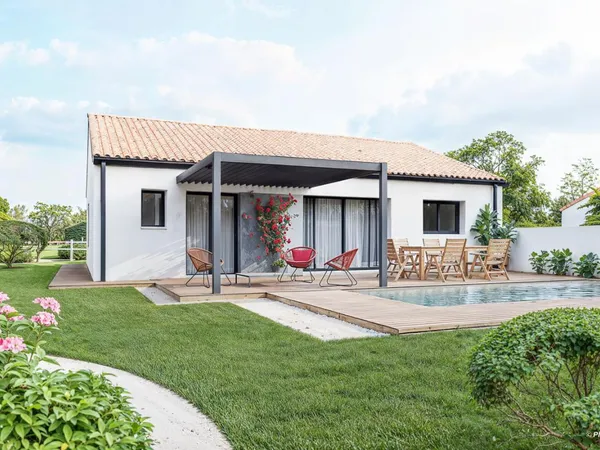 Terrain + maison 91 m² 