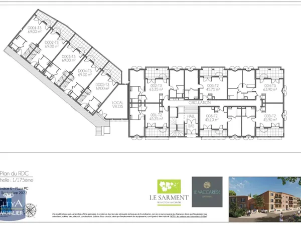 Appartement 2 pièces 46 m² 