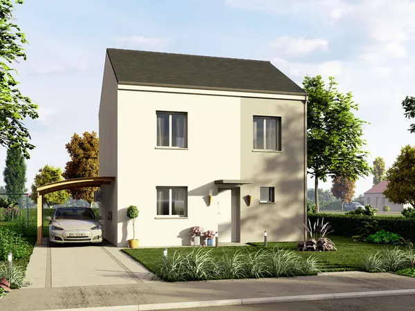 Terrain + maison 83 m² 