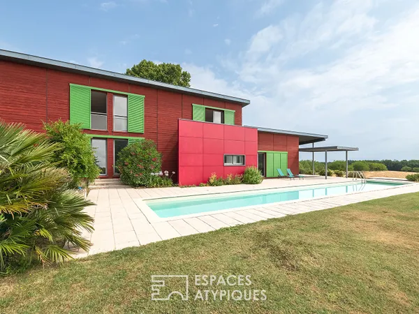 Oeuvre architecturale en plein air, en Périgord Vert 