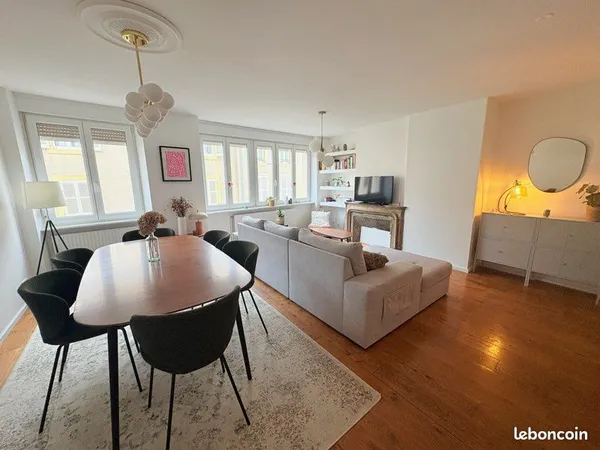 Appartement ancien de charme - 92m2 - 2 chambres 