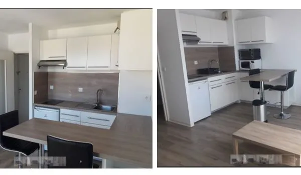 Loue studio meublé 21 m2 proche université 