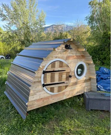 Cabane en bois logement insolite 