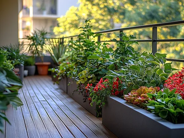 Très beau 2 pièces de 44 m² sans perte de place avec un balcon de 8 m² et un parking privatif 