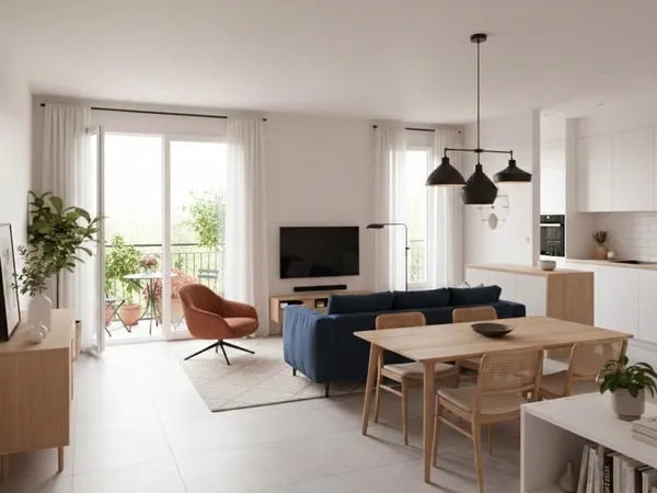 Appartement 2 pièces 45 m² 