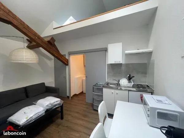 Studio 1 pièce 17 m² 