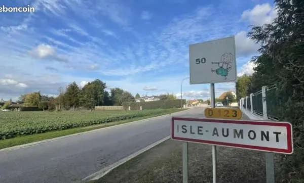 Terrain 578 m² Isle Aumont 
