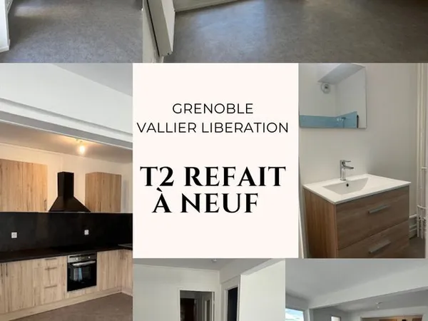 Appartement T2, résidence Portes de l'Ouest, GRENOBLE, Vallier Libération 