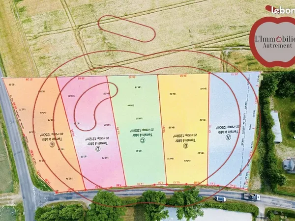 Terrain 1250 m² Mandres 