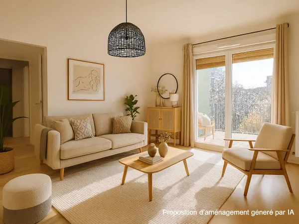T3 lumineux 57m² avec terrasse et parking - Cenon Gare / Bordeaux Bastide 
