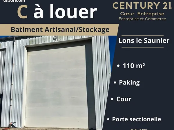 Local 110 m² LONS LE SAUNIER 