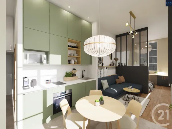 Appartement 2 pièces 27 m² 