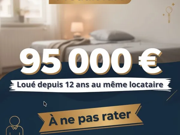 🔥 studio rare à vendre - investissement locatif clé en main 🔥 
