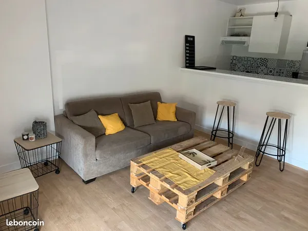 Appartement F1 meublé - proche deux lions 