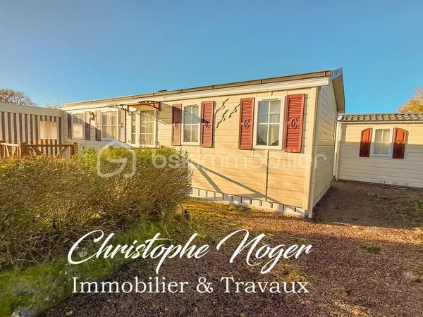 Terrain de loisirs de 313m2 + mobilhome à Moëlan-sur-Mer 