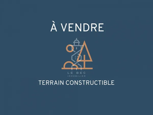 LANESTER : Terrain constructible et viabilisé de 454 m² 