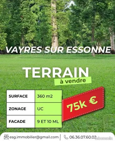 Terrain 360 m² 