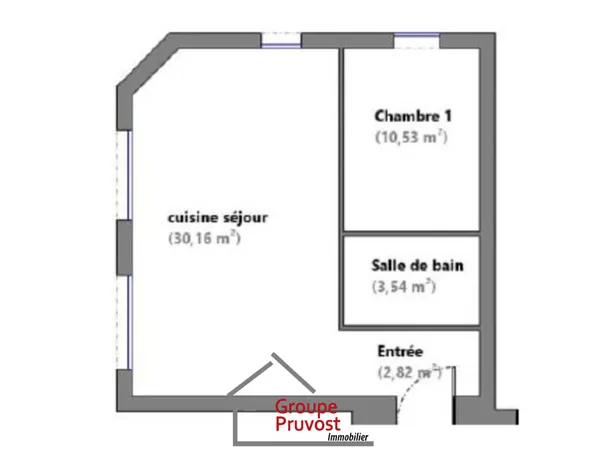 Appartement Vente Lyon 2p 48m² 250000€