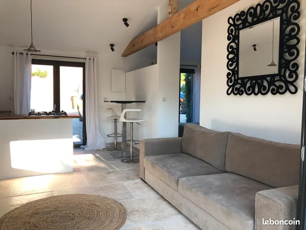 Studio luxueux meublé cadre champêtre 