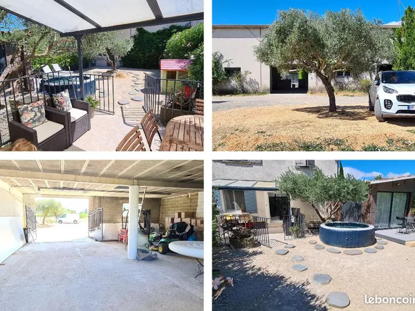 LOCATION - Maison en Campagne avec Dépendance + Grand Entrepôt 200 m² 