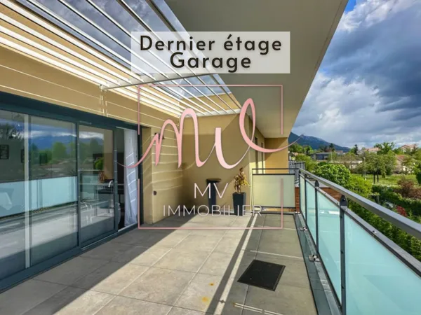 COUBLEVIE, T4 dernier étage 90 m2 + garage 