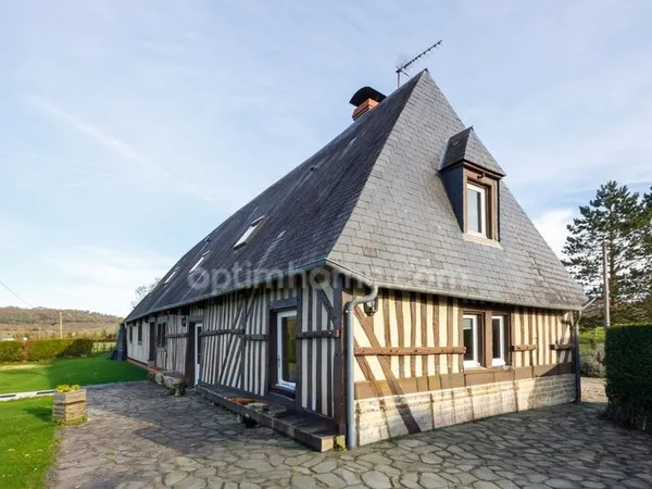 Dozulé - Maison normande - 175 m2 - 4 chambres dont 2 RDC - Terrain 2860 m2 - Garage attenant 