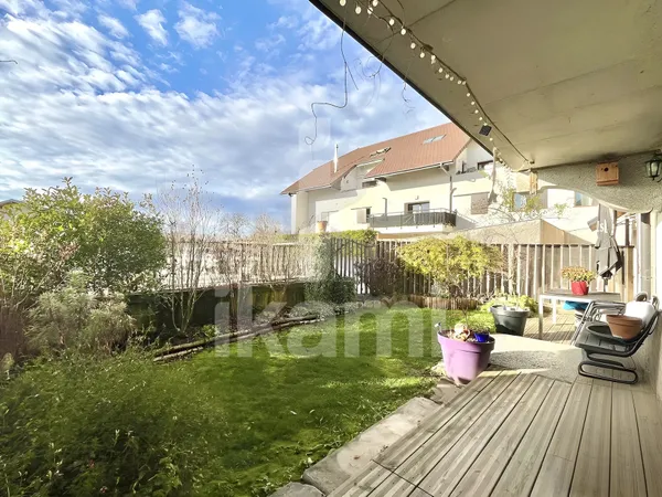 Bel appartement T3 avec jardin à Groisy 