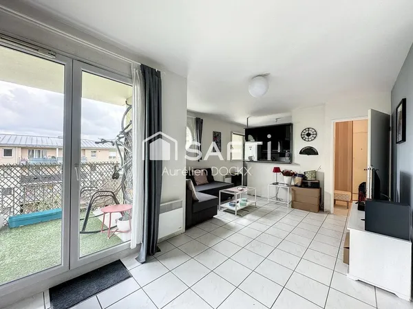 T2 meublé de 42 m² avec balcon et parking 