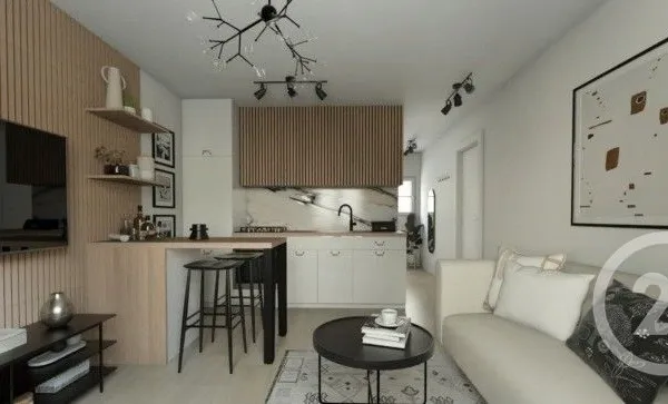Studio 1 pièce 25 m² 