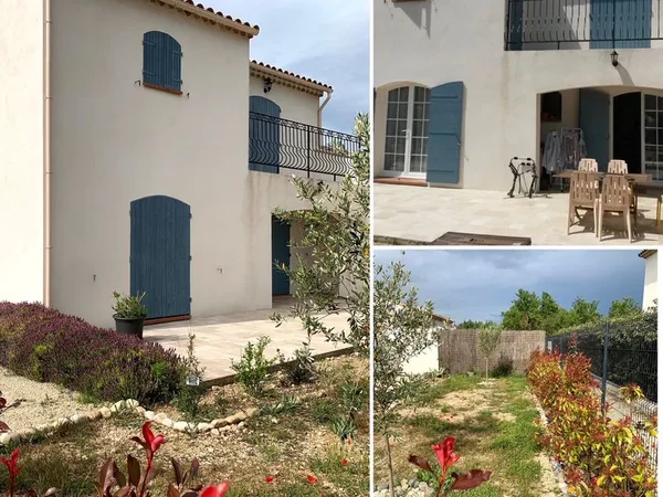 Villa récente T4 avec jardin Charleval proximité Aix et Salon 