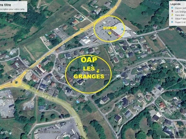à DETRIER 73110 terrain. 