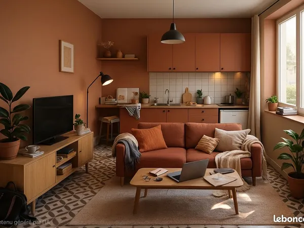 T2 53m² centre village 