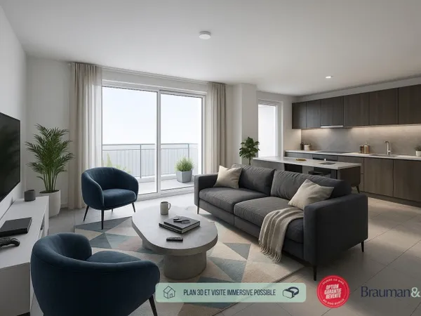 4 PIÈCES de 106m² + EXT(s) de 35m² + PKG(s) 