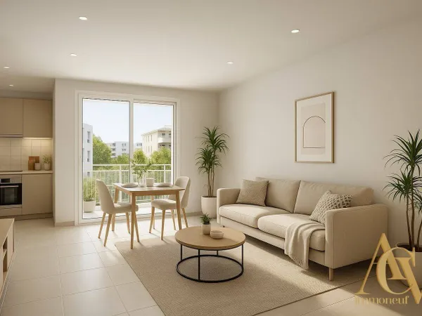 Appartement 3 pièces 61 m² 