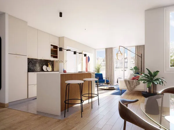 Appartement 3 pièces 54 m² 