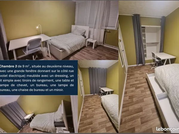 Colocation "Fille" sur Loos (1 chambre disponible dès janvier) 