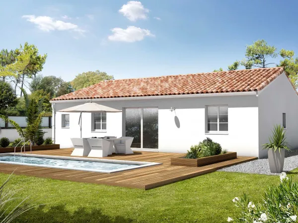Maison plain pied 3 chambres 