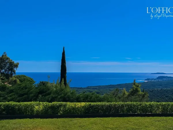 Villa plein sud avec vue mer panoramique - domaine privé au calm 