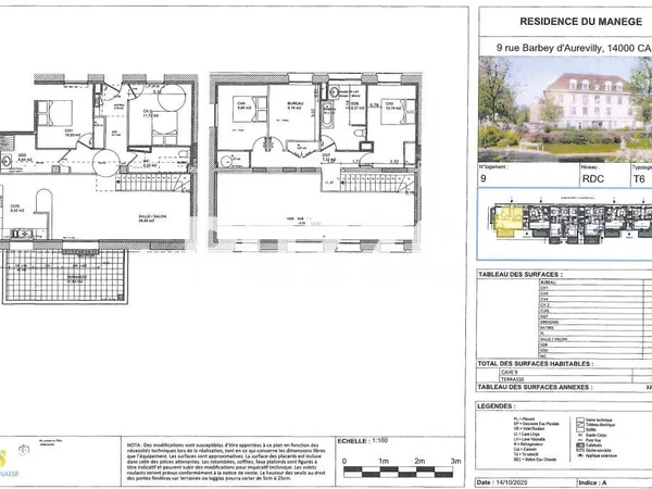 RESIDENCE DU MANEGE - APPARTEMENT 6 PIECES - NEUF - CHAUFFAGE COMPRIS 