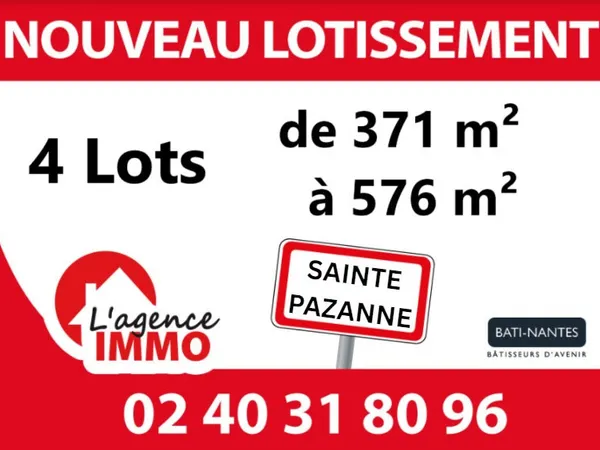 A VENDRE A SAINTE PAZANNE TERRAINS A BATIR DE 371 M2 A 567 M 
