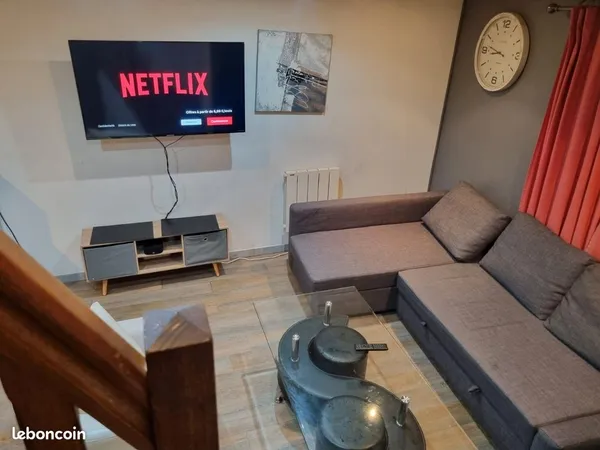 2 pièces en duplex meublé 