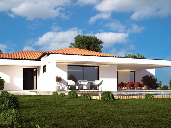 Maison plain pied de 100 m² + garage de 20 m² à Genas au prix de 518500 € (69740) 