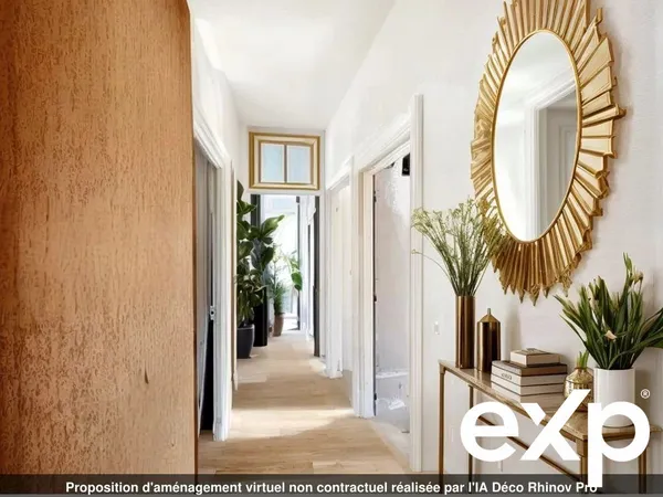 Appartement avec charme de l'ancien à finir de rénover 