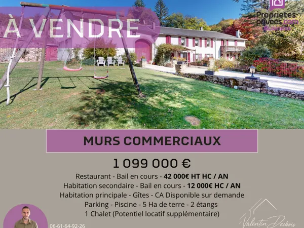 DOMAINE DE CARACTÈRE - RESTAURANT - AUBERGE ET PISCINE 