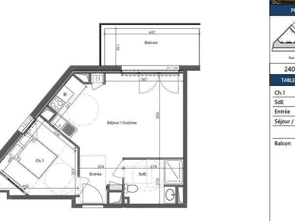 Vente Appartement 2 pièces 