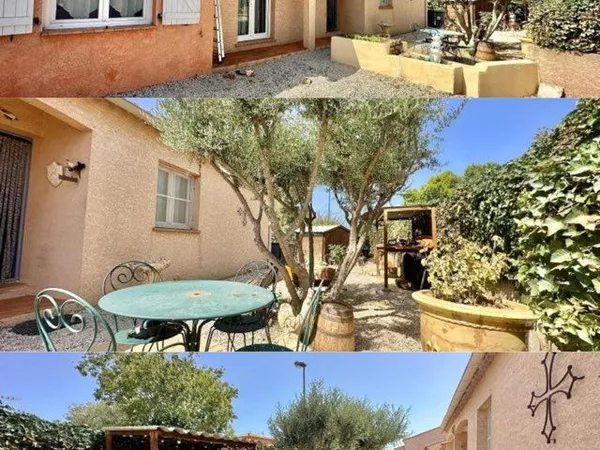 Maison de plain-pied 4 chambres avec piscine - Pomerols 