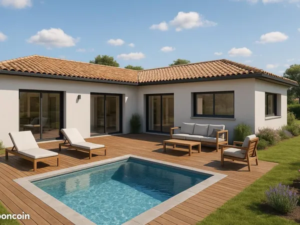 Terrain 307 m² Le Barp 
