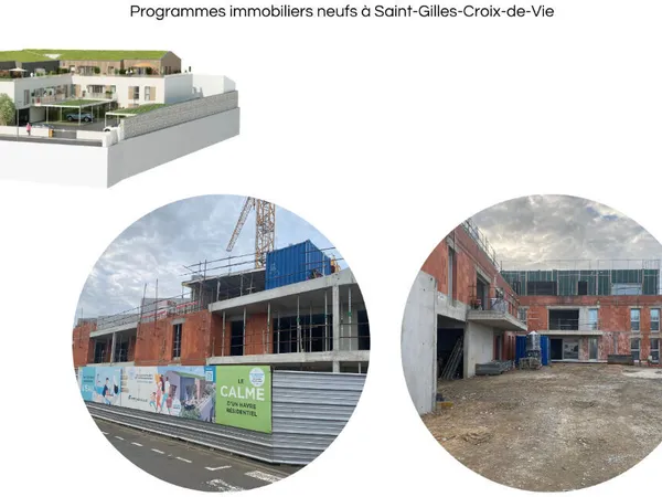 À vendre : Appartement Type 2 Neuf à Saint Gilles Croix de Vie 